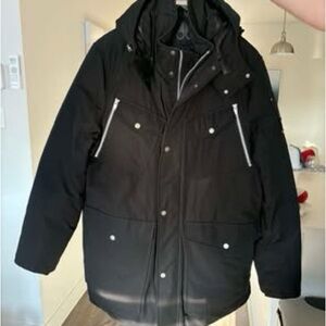 Moose Knuckles Black Puffer Jacket